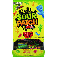 Sour Patch Kids Fruit Flavored Candy, Grab-and-Go, 240-Pieces/Box (CDB43147)