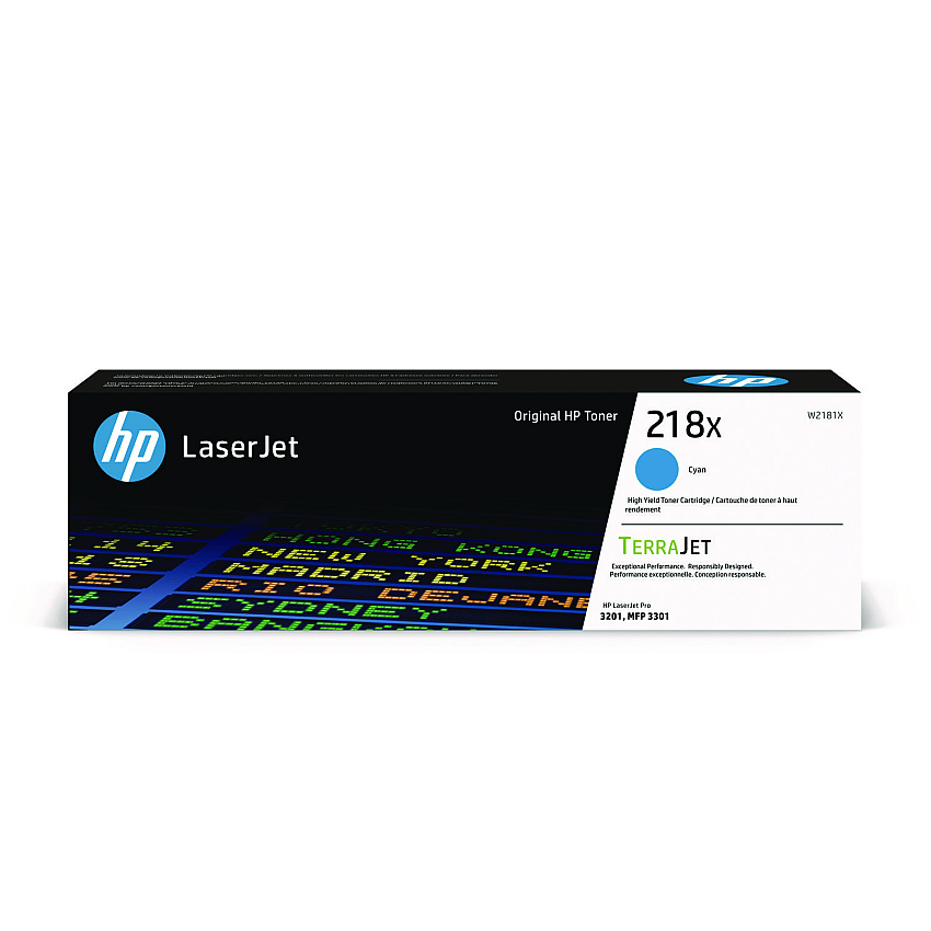 HP 218X, (HEWW2181X) High-Yield Cyan Original LaserJet Toner
