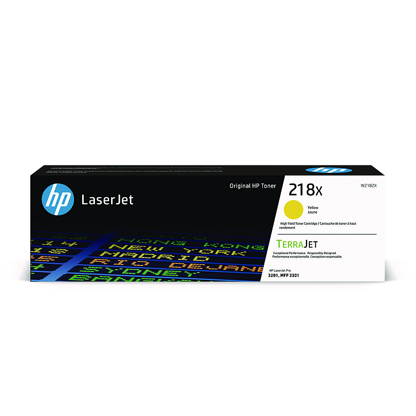 HP 218X, (HEWW2182X) High-Yield Yellow Original LaserJet Toner