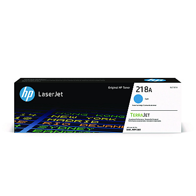 HP 218A, (HEWW2181A), Cyan Original LaserJet Toner