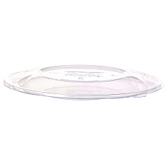 Eco-Products Salad Bowl Lids, Lids for 64 oz Squat Salad Bowls, 9.5" Diameter, Clear, Plastic, 300/Carton (ECOEPSBS64LID)