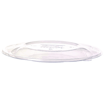 Eco-Products Salad Bowl Lids, Lids for 64 oz Squat Salad Bowls, 9.5" Diameter, Clear, Plastic, 300/Carton (ECOEPSBS64LID)
