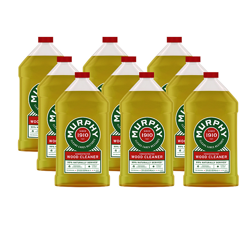 Murphy Oil Soap Original Wood Cleaner, Liquid, 32 oz Bottle, 9/Carton (CPC01163CT)