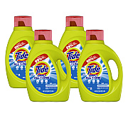 Tide Simply Clean and Fresh Laundry Detergent, Refreshing Breeze, 64 Loads, 84 oz Bottle, 4/Carton (PGC13143)