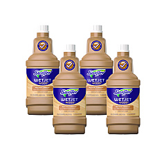 Swiffer WetJet System Cleaning-Solution Refill, Blossom Breeze Scent, 1.25 L Bottle, 4/Carton (PGC77133)