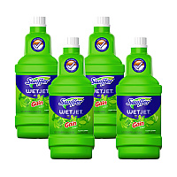 Swiffer WetJet System Cleaning-Solution Refill, Original Scent, 1.25 L Bottle, 4/Carton (PGC77809)