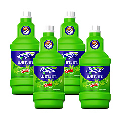 Swiffer WetJet System Cleaning-Solution Refill, Original Scent, 1.25 L Bottle, 4/Carton (PGC77809)