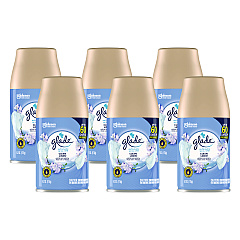 Glade Automatic Air Freshener, Clean Linen, 6.2 oz, 6/Carton (375364)