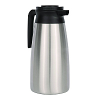 BUNN 1.9 Liter Thermal Pitcher, Stainless Steel/Black (BUNVACPIT19)