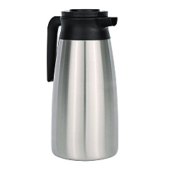 BUNN 1.9 Liter Thermal Pitcher, Stainless Steel/Black (BUNVACPIT19)