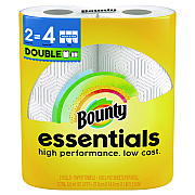 Bounty Essentials Select-A-Size Kitchen Roll Paper Towels, 2-Ply, White, 108 Sheets/Roll, 2/Pack, 8 Packs/Carton (PGC14019)