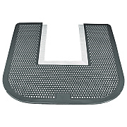 Impact Disposable Toilet Floor Mat, Nonslip, Orchard Zing Scent, 23 x 21.63, Gray, 6/Carton (IMP1550CT)