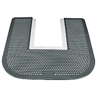Impact Disposable Toilet Floor Mat, Nonslip, Orchard Zing Scent, 23 x 21.63, Gray, 6/Carton (IMP1550CT)