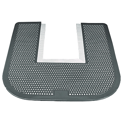 Impact Disposable Toilet Floor Mat, Nonslip, Orchard Zing Scent, 23 x 21.63, Gray, 6/Carton (IMP1550CT)