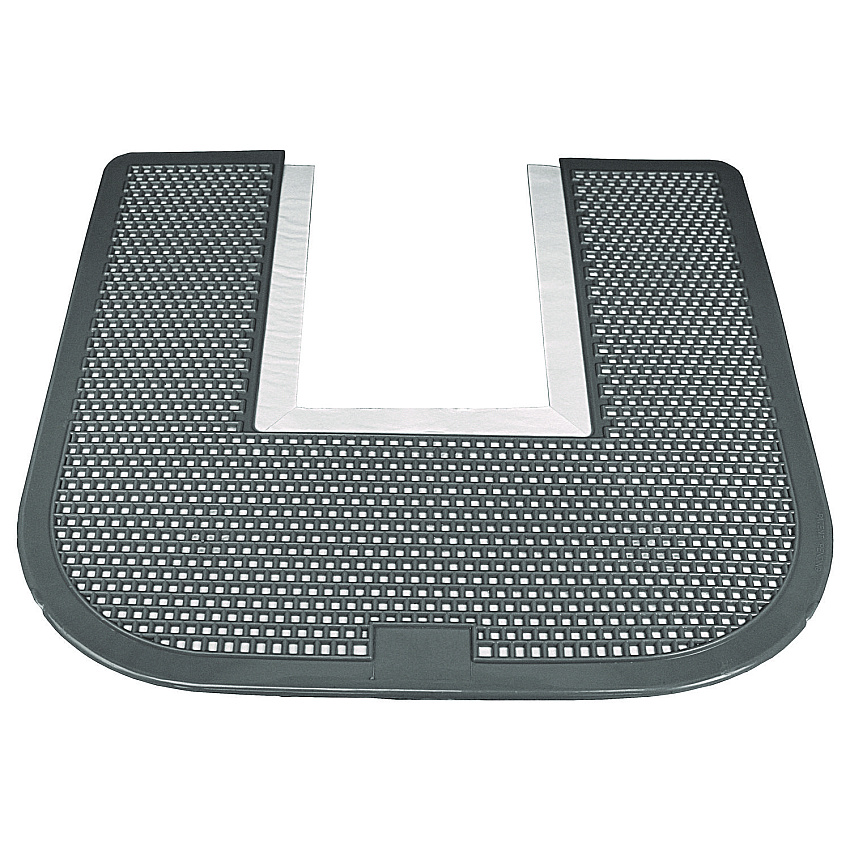 Impact Disposable Toilet Floor Mat, Nonslip, Orchard Zing Scent, 23 x 21.63, Gray, 6/Carton (IMP1550CT)