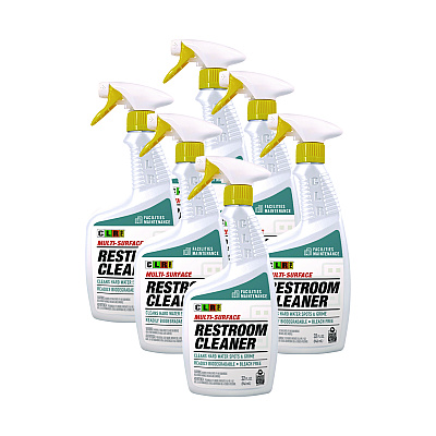 CLR PRO Restroom Cleaner, 32 oz Pump Spray, 6/Carton (JELFMRC326PRO)