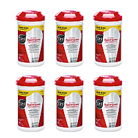 Sani Professional No-Rinse Sanitizing Multi-Surface Wipes, Unscented, White, 175/Container, 6/Carton (NICP66784)