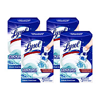 LYSOL Click Gel Automatic Toilet Bowl Cleaner, Ocean Fresh, 6/Box, 4 Boxes/Carton (RAC89059CT)