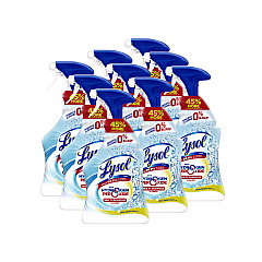LYSOL Multi-Purpose Hydrogen Peroxide Cleaner, Citrus Sparkle Zest, 32 oz Trigger Spray Bottle, 9/Carton (RAC89289CT)