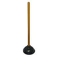 Impact Plunger, 20" Wood Handle, 6" dia (IMP9201)