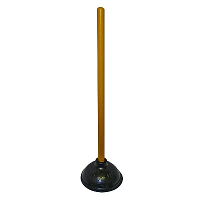 Impact Plunger, 20" Wood Handle, 6" dia (IMP9201)