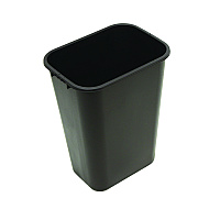 Impact Soft-Sided Wastebasket, 41 qt, Polyethylene, Black (IMP77035)