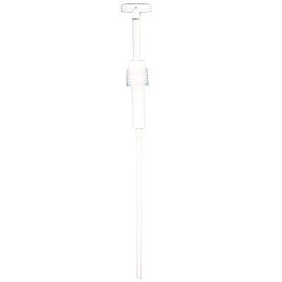 Impact Economy Plastic Dispensing Pump with Senior Rieke Adapter for 5 gal Pails and 38 mm Screwcap for 1 gal Jugs, White (IMP904AEA)