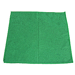 Impact Lightweight Microfiber Cloths, 16 x 16, Green, 240/Carton (IMPLFK301)