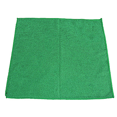 Impact Lightweight Microfiber Cloths, 16 x 16, Green, 240/Carton (IMPLFK301)
