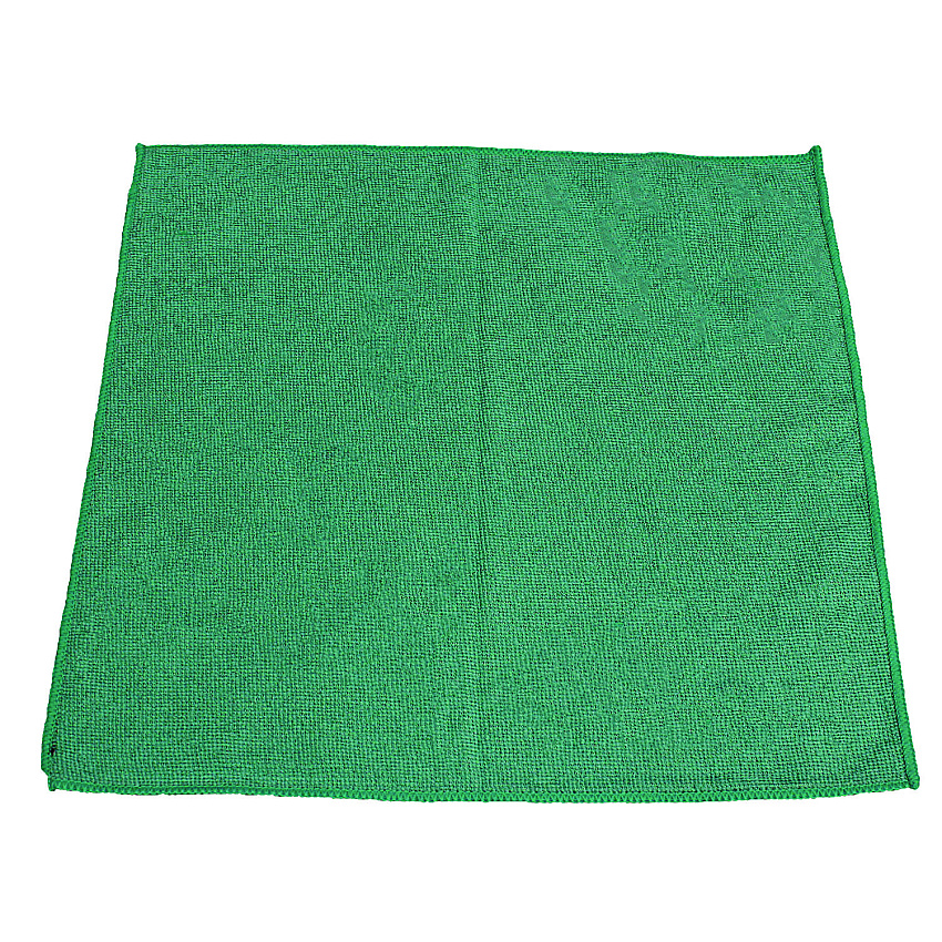 Impact Lightweight Microfiber Cloths, 16 x 16, Green, 240/Carton (IMPLFK301)
