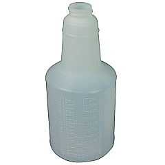 Impact Plastic Bottles with Graduations, 24 oz, Clear, 24/Carton (IMP5024WG2491)