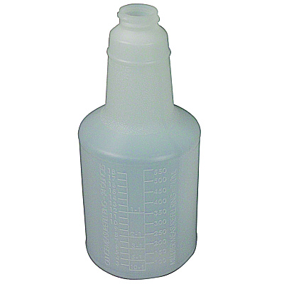 Impact Plastic Bottles with Graduations, 24 oz, Clear, 24/Carton (IMP5024WG2491)