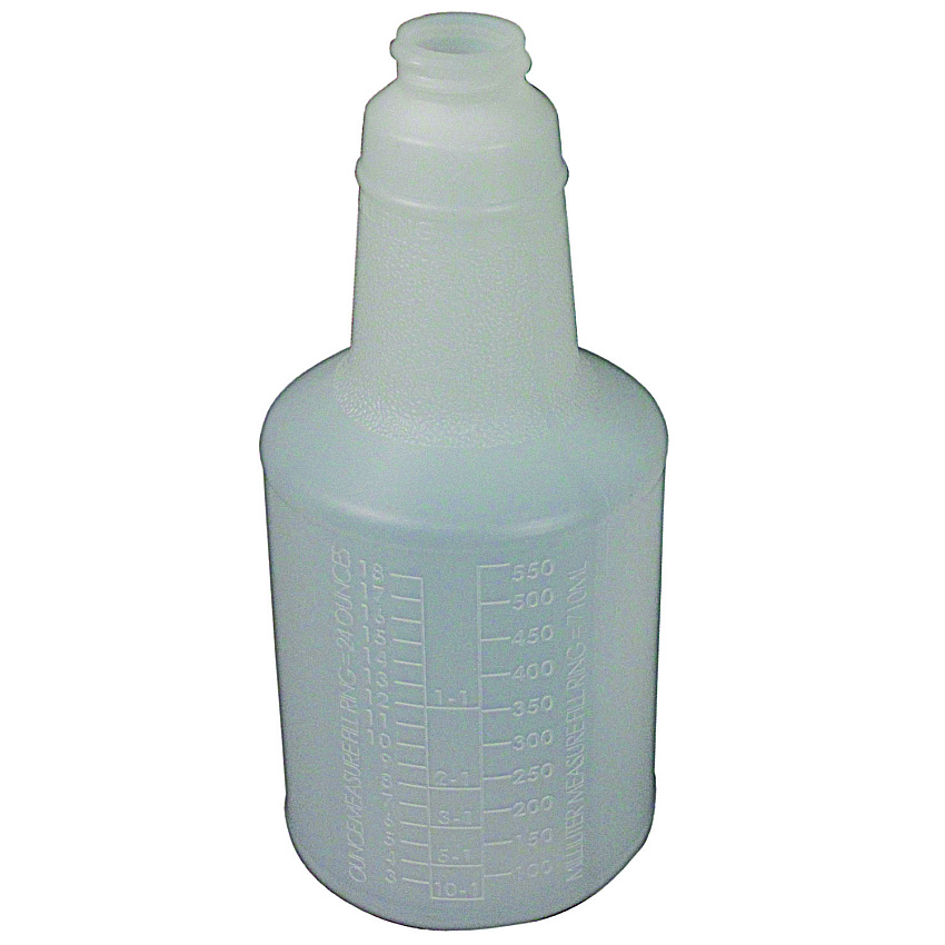 Impact Plastic Bottles with Graduations, 24 oz, Clear, 24/Carton (IMP5024WG2491)