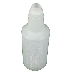 Impact Plastic Bottles with Graduations, 32 oz, Clear, 12/Carton (IMP5032WGDZUN)