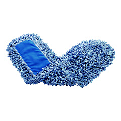 Rubbermaid Commercial Twisted Loop Blend Dust Mop, Polyester Yarn, 48", Blue, 12/Carton (RCPJ257BLUCT)