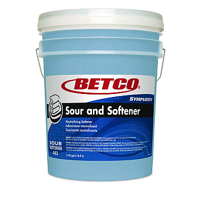 Betco Symplicity Sour and Softener, Springtime Fresh Scent, 5 gal Pail (BET4837800)