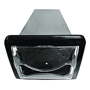 Cascades PRO Tandem In-Counter Interfold Napkins Dispenser, 6.25 x 18 x 6.5, Black (CSDDN200)