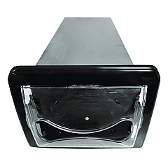 Cascades PRO Tandem In-Counter Interfold Napkins Dispenser, 6.25 x 18 x 6.5, Black (CSDDN200)