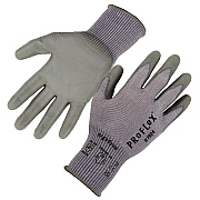 ergodyne ProFlex 7024 ANSI A2 PU Coated CR Gloves, Gray, X-Small, Pair (EGO10401)