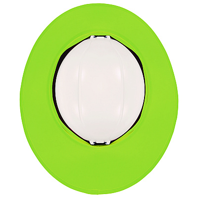 ergodyne Chill-Its 6661 Universal Hard Hat Brim with Neck Shade, Lime (EGO12721)