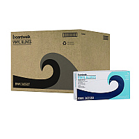 Boardwalk General Purpose Vinyl Gloves, Powder/Latex-Free, 2.6 mil, Small, Clear, 100/Box, 10 Boxes/Carton (BWK365SCT)