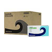 Boardwalk Disposable Powder-Free Nitrile Gloves, Large, Blue, 5 mil, 1,000/Carton (BWK395LCTA)