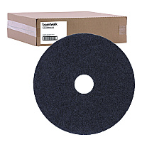 Boardwalk Stripping Floor Pads, 21" Diameter, Black, 5/Carton (BWK4021BLA)