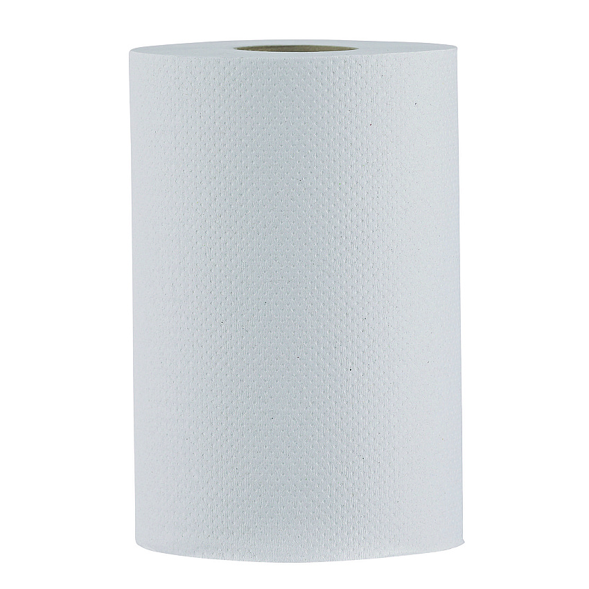 Boardwalk Hardwound Paper Towels, Nonperforated, 1-Ply, 8" x 350 ft, White, 12 Rolls/Carton (BWK6250)
