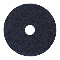 Boardwalk Stripping Floor Pads, 12" Diameter, Black, 5/Carton (BWK4012BLA)