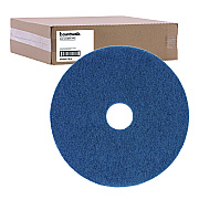 Boardwalk Scrubbing Floor Pads, 17" Diameter, Blue, 5/Carton (BWK4017BLU)