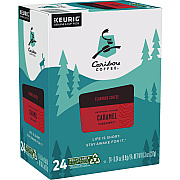 Caribou Coffee Caramel Hideaway K-Cups, Mild Roast, 24/Box (GMT6996)