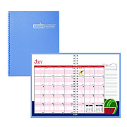 House of Doolittle Recycled Academic Year Illustrated Monthly Planner, 10 x 7, Light Blue Cover, 12-Month (July to June): 2025 to 2026 (239508)