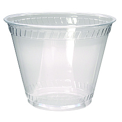 Fabri-Kal Kal-Clear PET Cold Drink Cups, 9 oz, Clear, Old Fashioned, 50/Sleeve, 20 Sleeves/Carton (FABKC9OF)