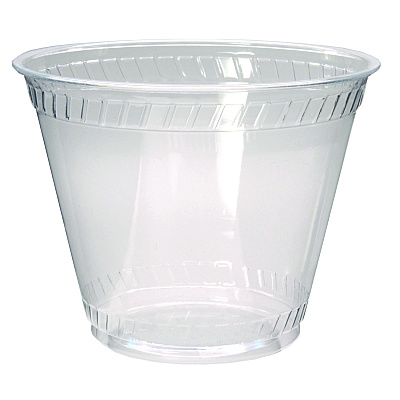Fabri-Kal Kal-Clear PET Cold Drink Cups, 9 oz, Clear, Old Fashioned, 50/Sleeve, 20 Sleeves/Carton (FABKC9OF)